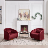 Swivel Accent Chair With 360 Degree Rotating