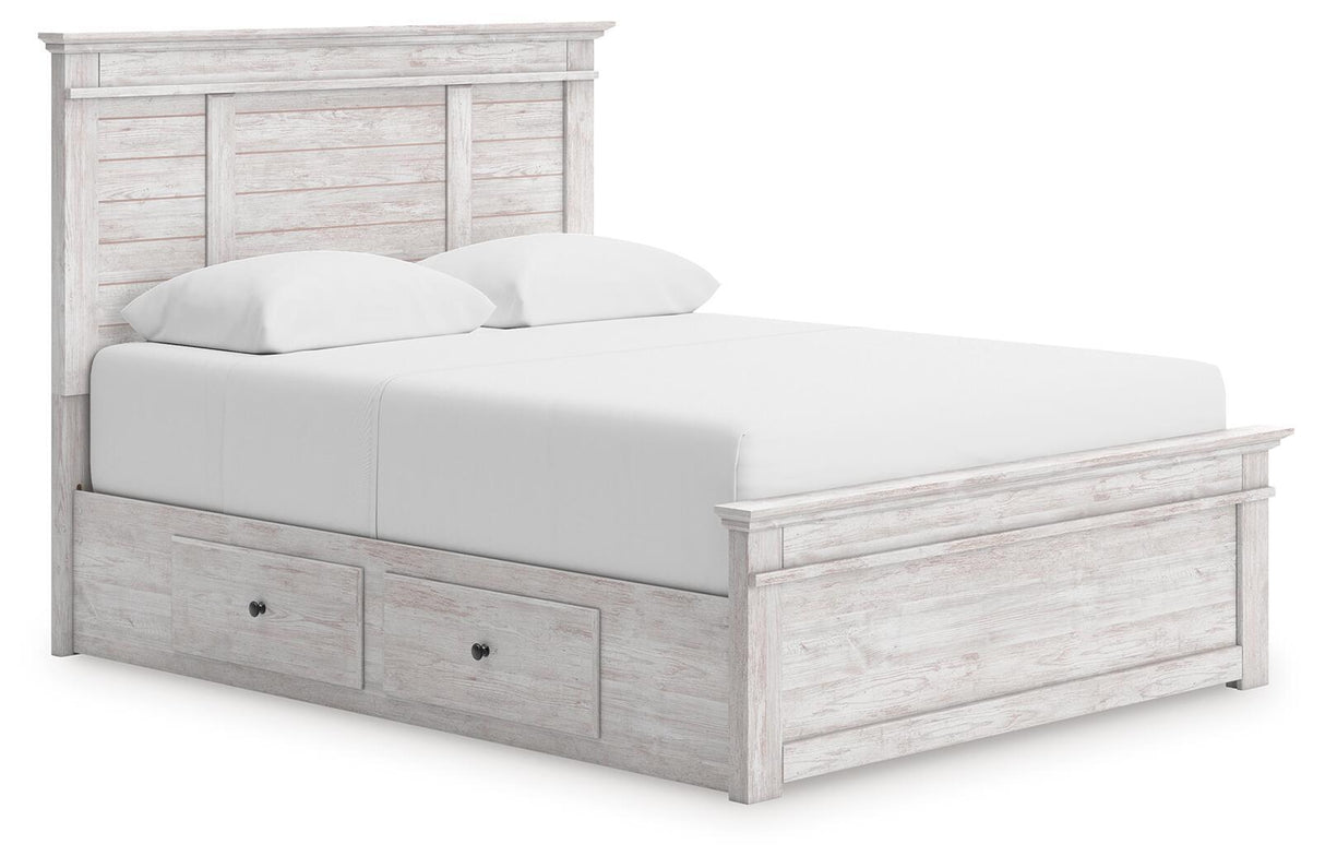 Makidern - Panel Storage Bed