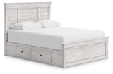 Makidern - Panel Storage Bed