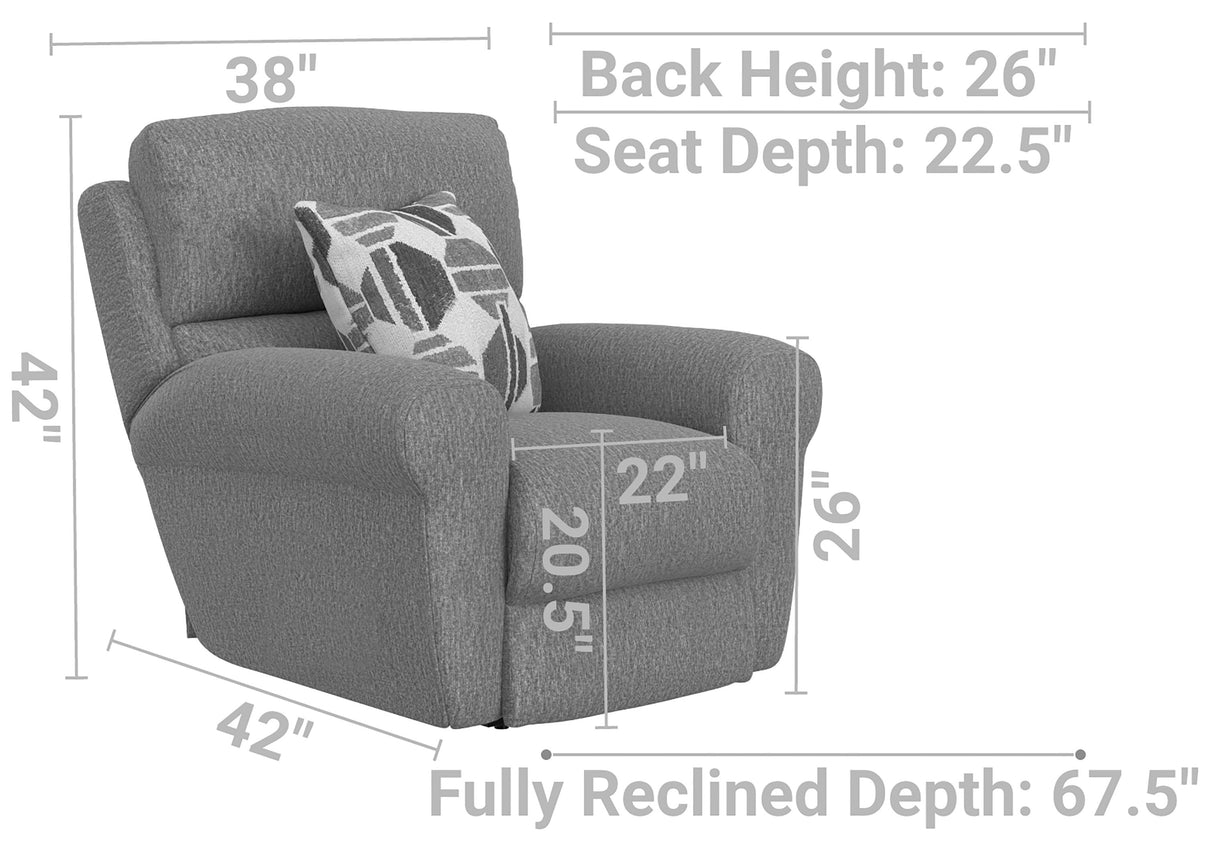 Kellen - Power Recliner With Zero Gravity - Ecru