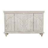 Taj - Accent Cabinet - White Wash