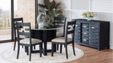 Altamonte - Glass Table - Dark Charcoal