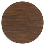 Lyncott - Round Dining Room Table - Brown