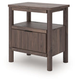 Pamytta - One Drawer Night Stand - Brown