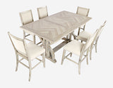 Fairview - 7 Piece Counter Set - Ash / Beige