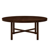 Hartford - Round Dining Table - Dark Brown