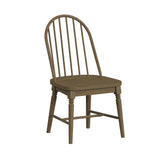 Heritage - Windsor Side Chair (Set of 2) With Leveler - Oak Brown