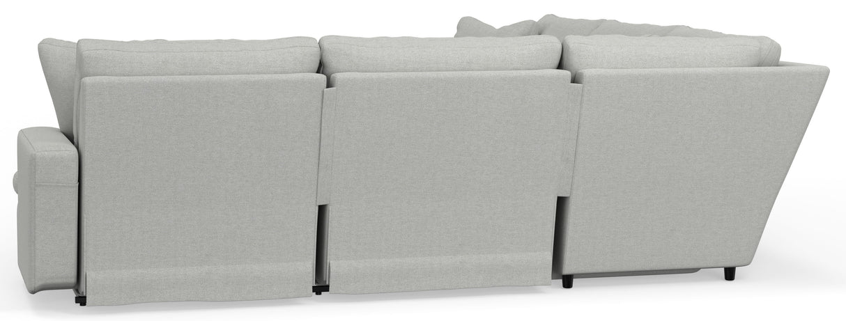 Stratus - Power Reclining Sectional With Reclining Seats And Usb Charging Ports
