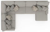 Livingston - Sectional With Comfort Coil Seating And Accent Pillows