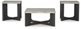 Sharstorm - Occasional Table Set (Set of 3) - Two-tone Gray