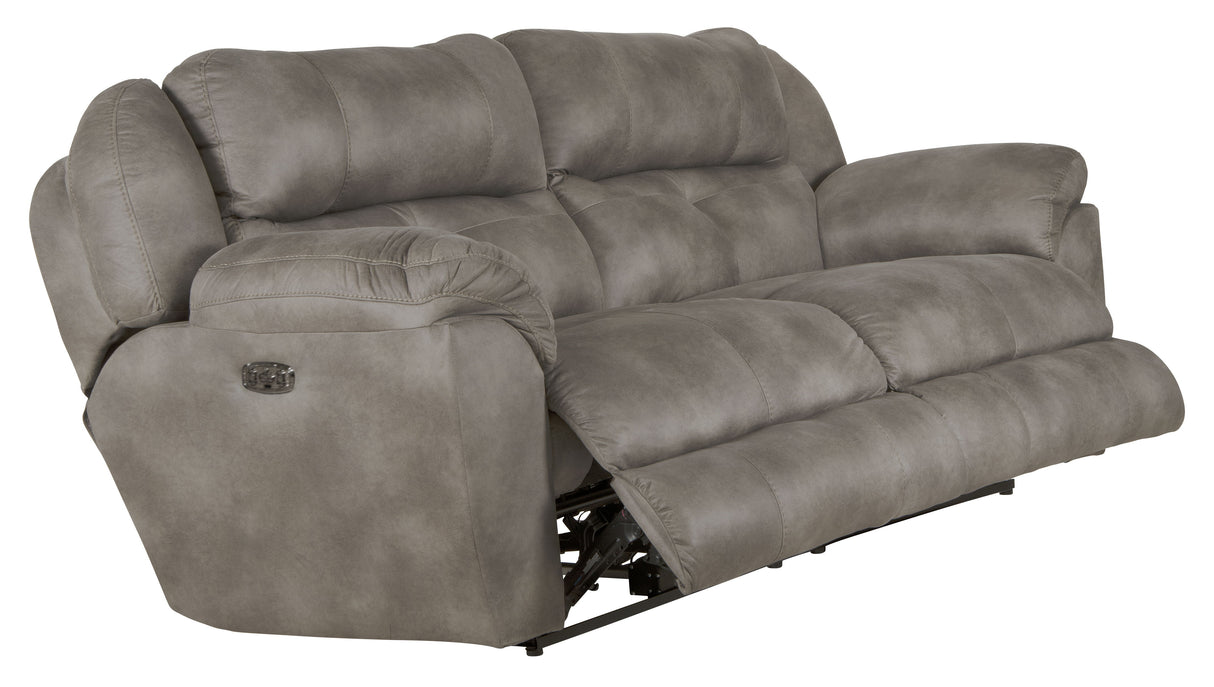 Ferrington - Power Lay Flat Reclining Sofa with Power Adjustable Headrest & Lumbar