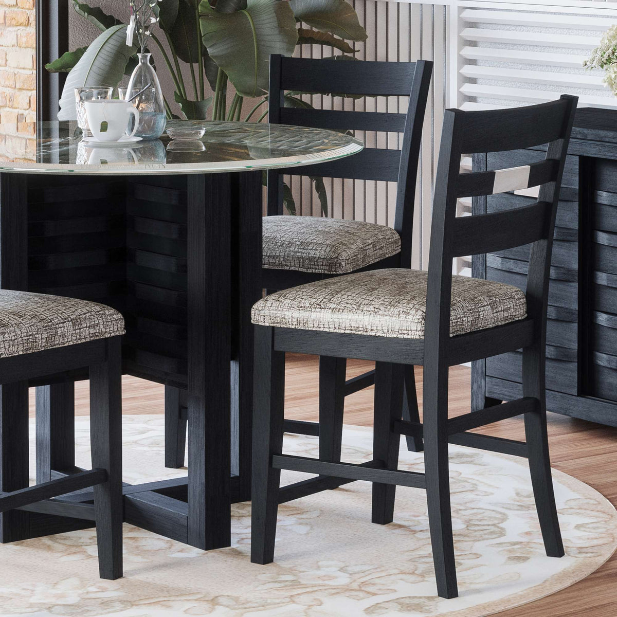 Altamonte - Ladderback Counter Stool (Set of 2)