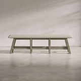 Telluride - Counter Bench - Driftwood Gray / Beige