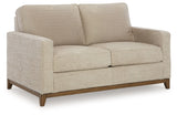 Arendale - Desert - Loveseat With Dark Cushions