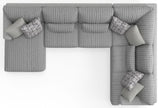 Titan - Sectional With Comfort Coil Seating And Accent Pillows