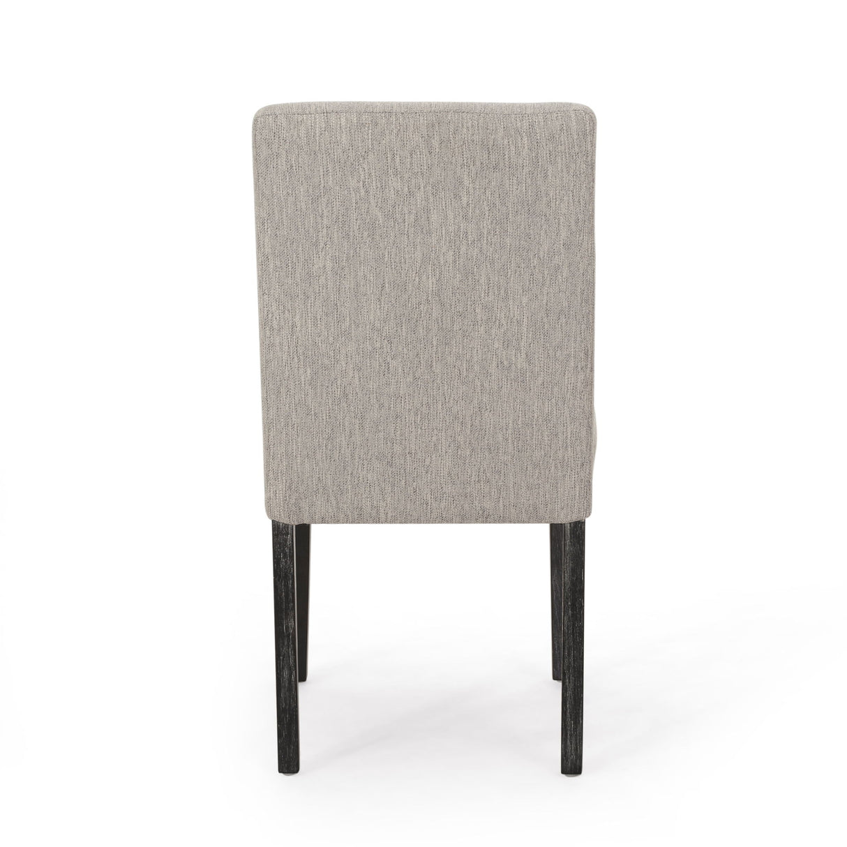 Contemporary Dining Chair With Upholstered Seating And Tapered Legs