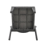 Farley - Stacking Sidechair (Set of 2) With Open Backrests - Gray