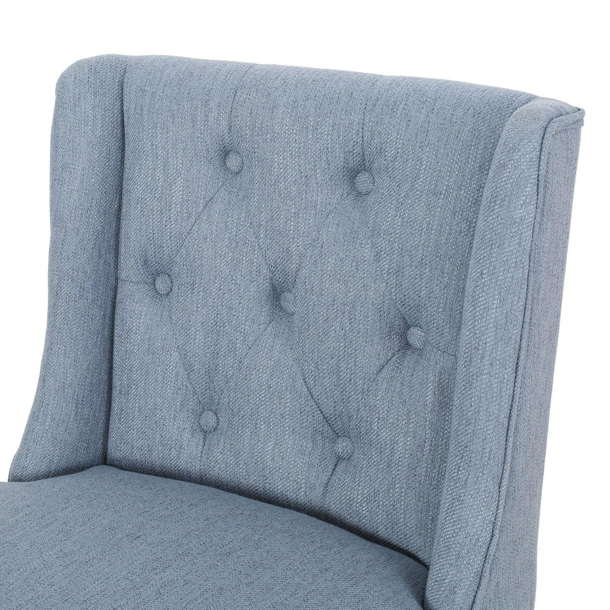 Vienna - Contemporary Fabric Tufted & Wingback Counter Stools (Set of 2)