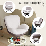 360° Swivel Office Chair, No Wheels