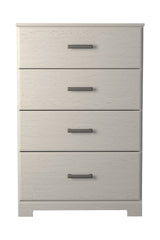 Stelsie - Four Drawer Chest - White