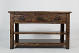 Cannon Valley - Sofa Table - Distressed Medium Brown
