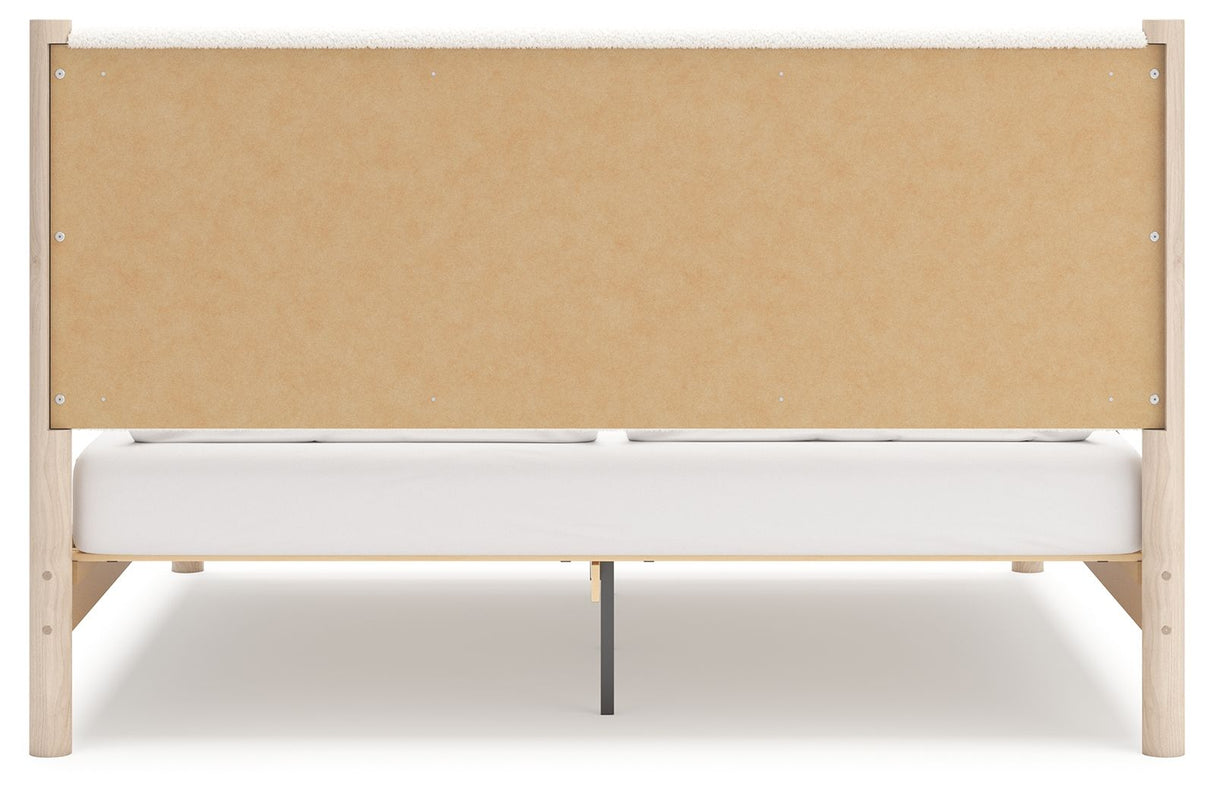 Cadmori - Upholstered Panel Bed