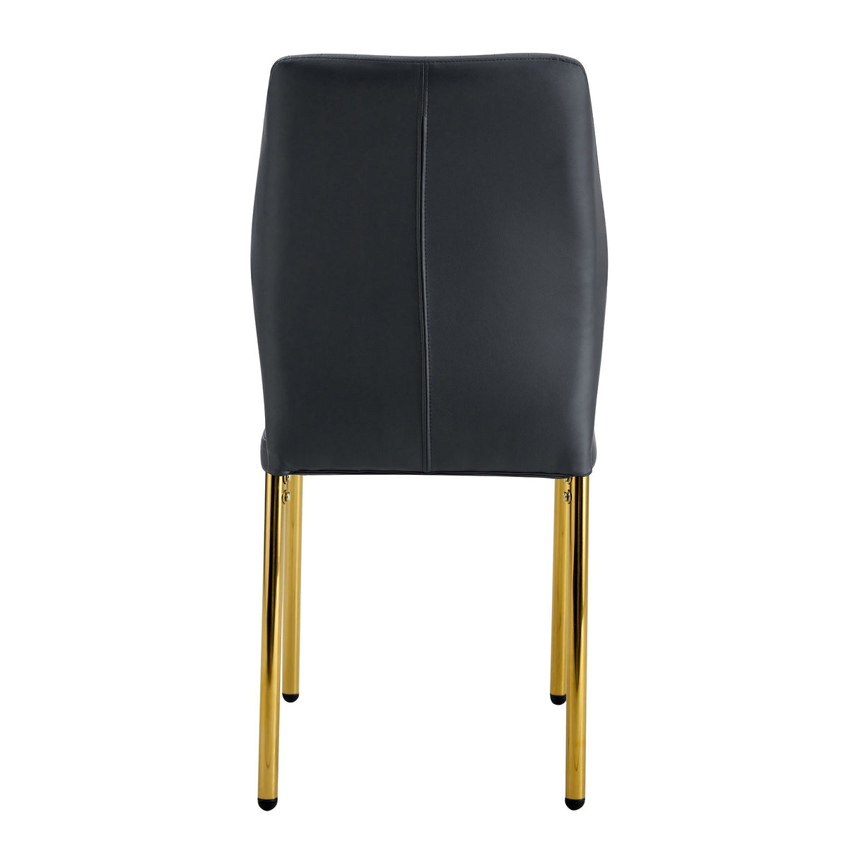 Luxury Simple Chair With Metal Gold Leg