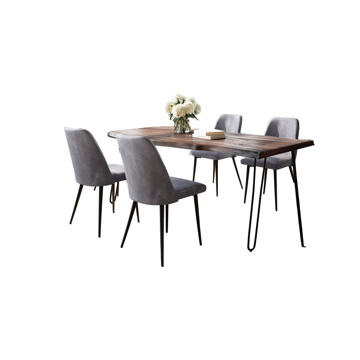 Nature's Edge - Dining Set - Slate