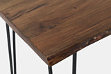 Nature's Edge - 5 Piece Counter Set With Modern Barstools - Chestnut