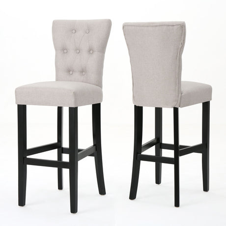 Elegant Barstool Set With Plush Cushioning