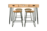 Rollins - 5 Piece Counter Set - Natural