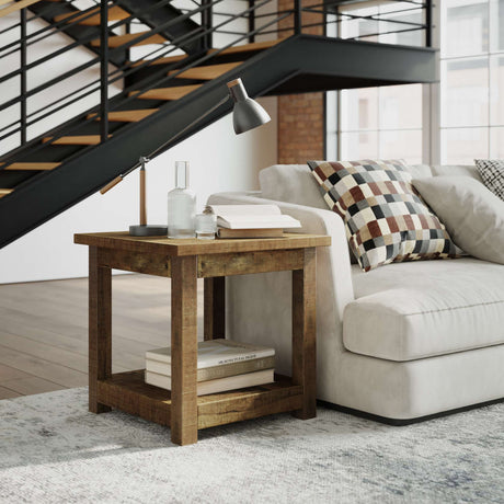 Reclamation Square End Table