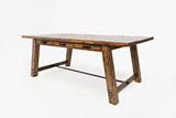 Cannon Valley - 6 Piece Dining Set - Distressed Medium Brown