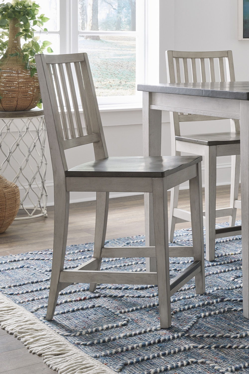 CounterHght Chair w/Wood Seat (per chair, 2/ctn)