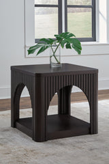 Yellink - Square End Table - Black