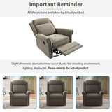 360 Degrees Swivel Recliner Manual Rocking Recliner Home With Adjustable Backrest