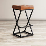 Global Archive - Brooks Leather Stool
