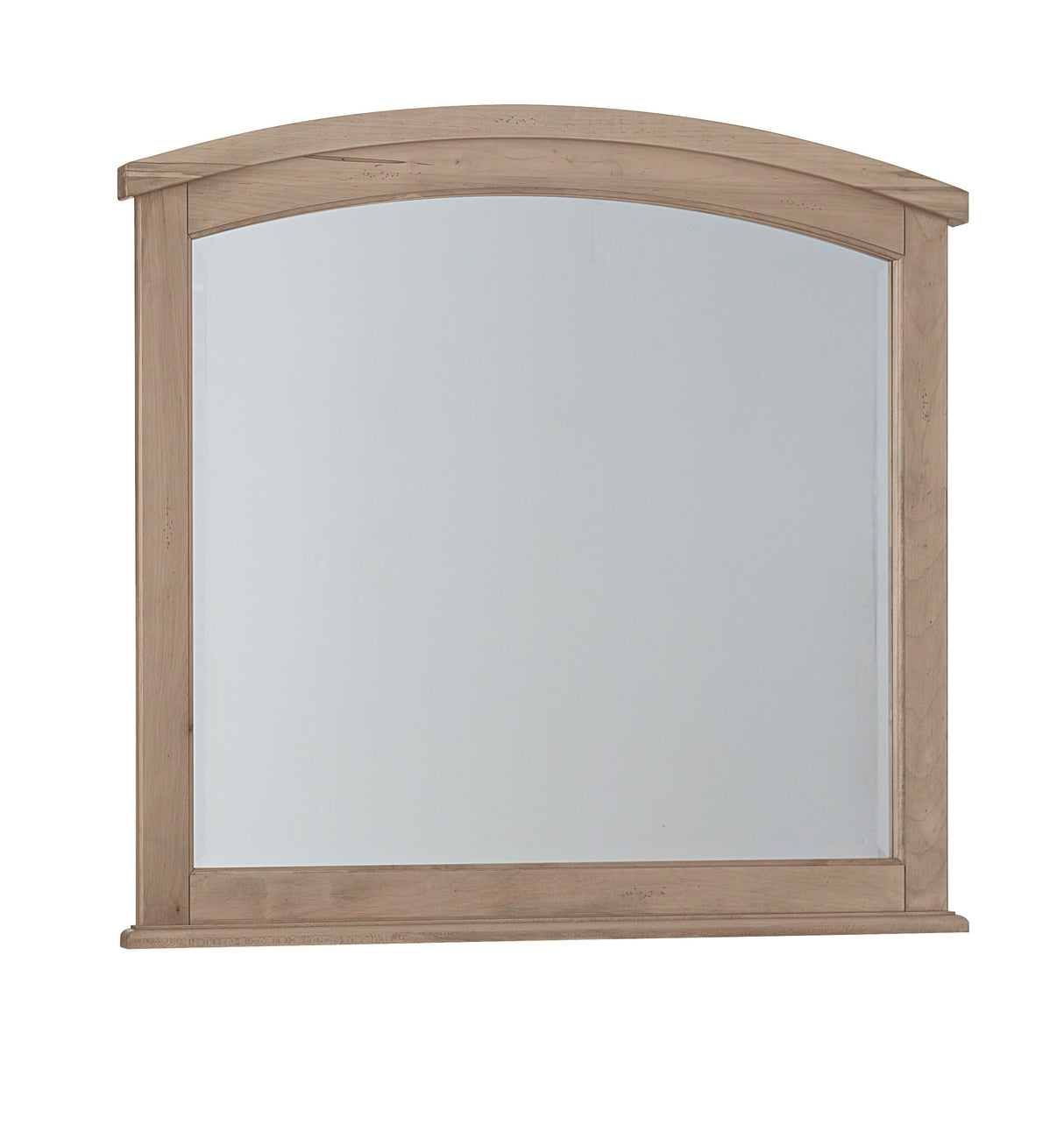 Woodbridge - Arched Mirror With Beveled Glass - Clear Maple