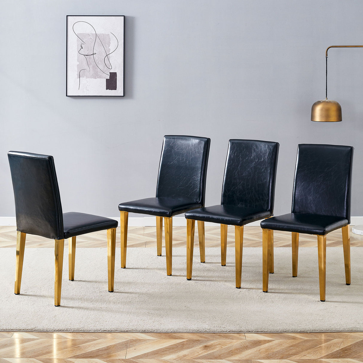 Modern Dining Chairs With Metal Legs