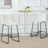 Retro Bar Chairs, Comfortable Stools (Set of 2)