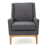 Modern Accent Chair With Padded Cushion Seat