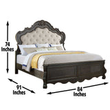 Rhapsody - 5 Piece King Bedroom Set - Dark Brown