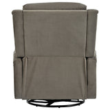 360 Degrees Swivel Recliner Manual Rocking Recliner Home With Adjustable Backrest