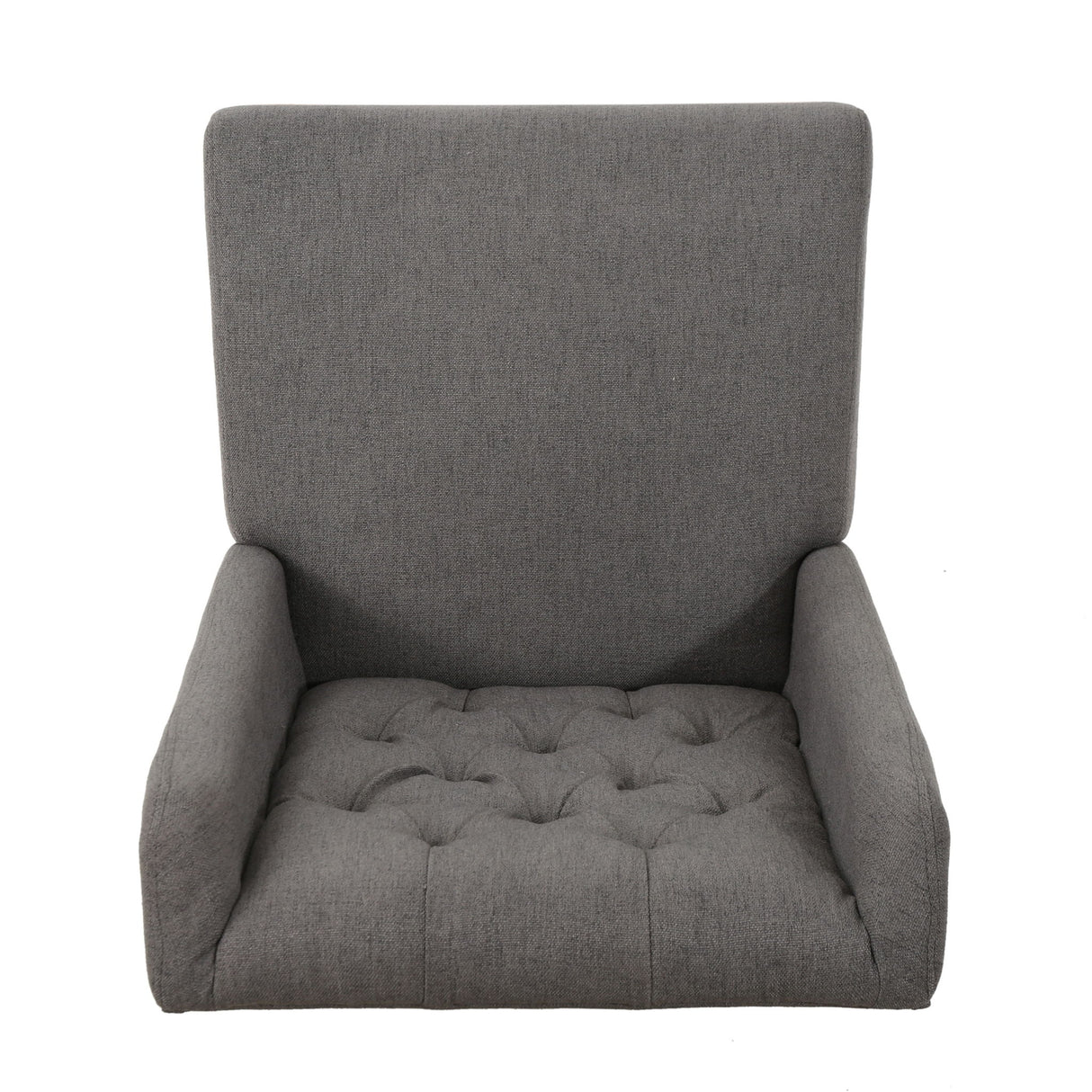 Sophisticated Tufted Dining Chair With High Back Design