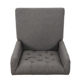 Sophisticated Tufted Dining Chair With High Back Design