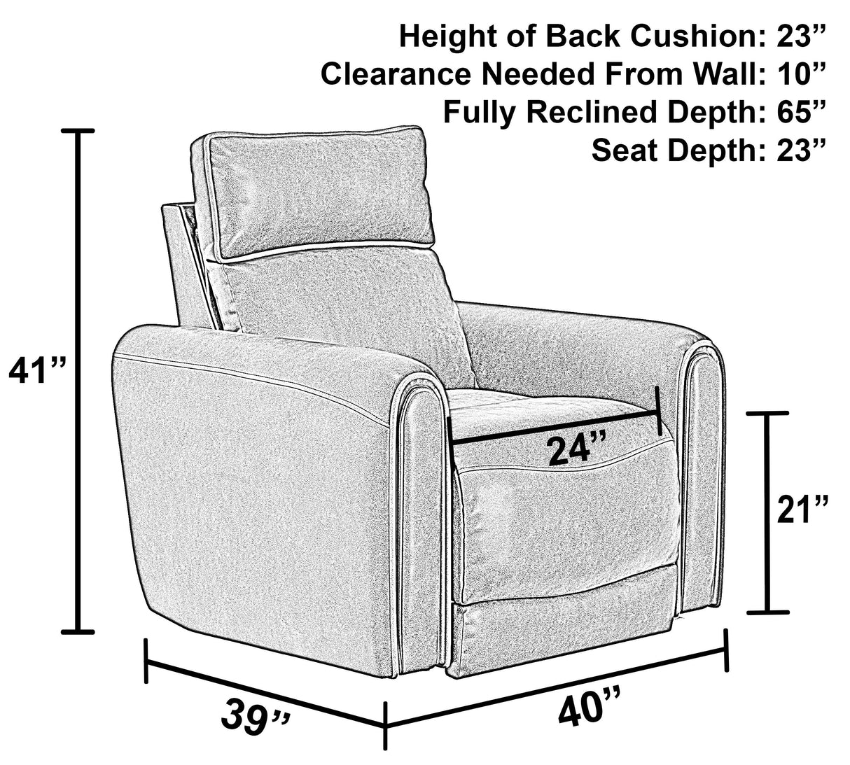 Nico - Power Headrest Wall Hugger Recliner