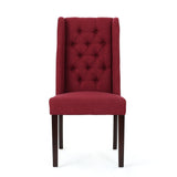 Sophisticated Tufted Dining Chair With High Back Design