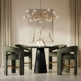 Gwen - 5 Piece Counter Dining Set - Black Table