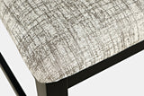 Urban Icon - Slotback Stool (Set of 2) - Black / Gray