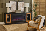 82" Fireplace Console w/ 42" Insert